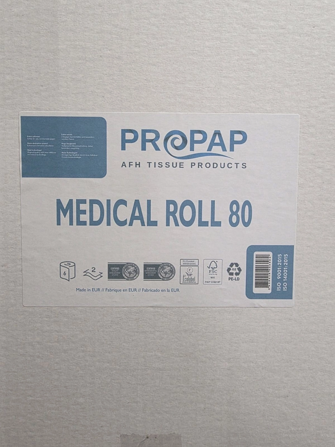 PROPAP medicinska rola maxi 60x80m, 2 sl. 1/1