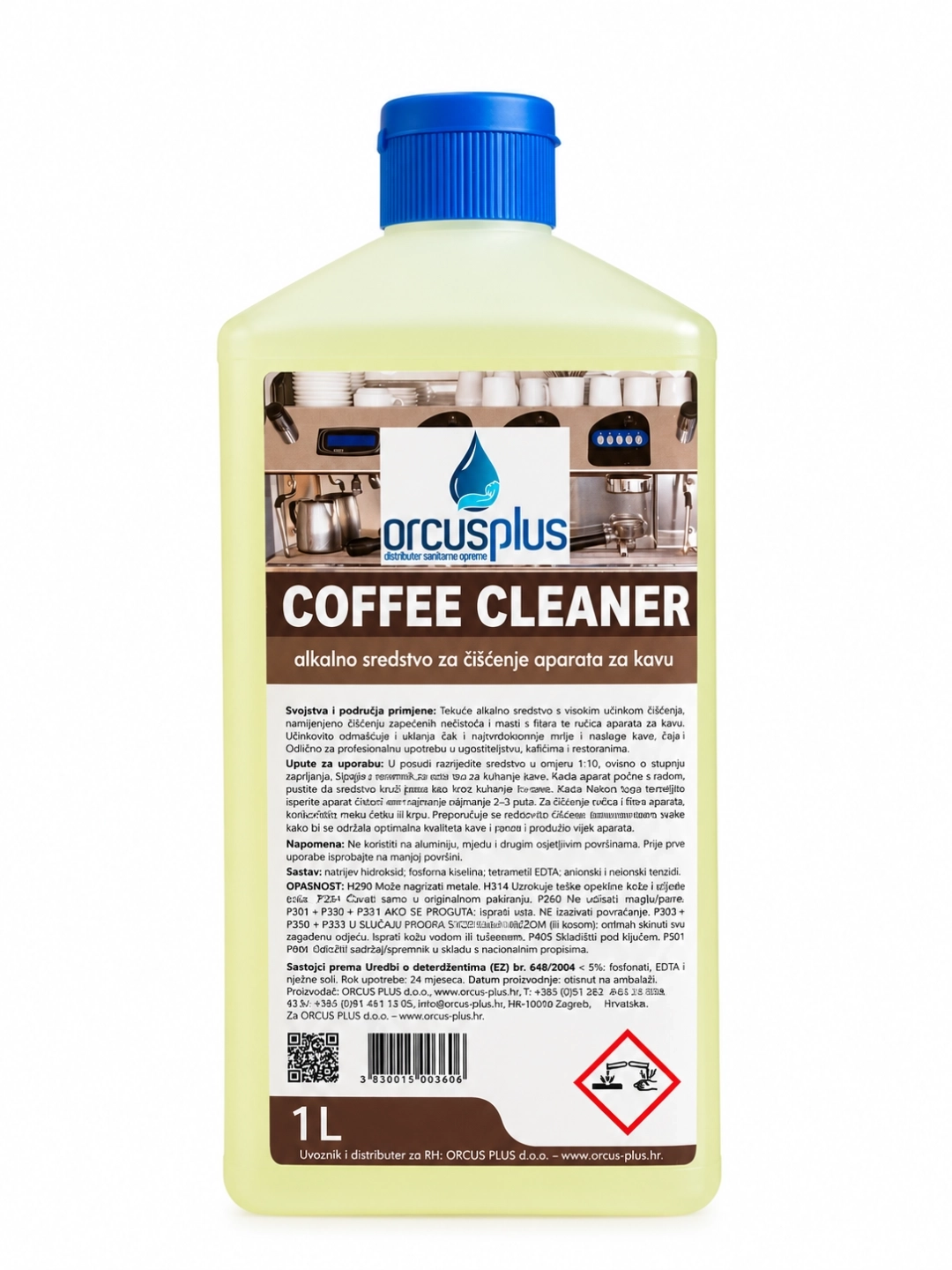 IN Coffe Cleaner - IN Coffe Cleaner - sredstvo za čišćenje caffe aparata 1000m